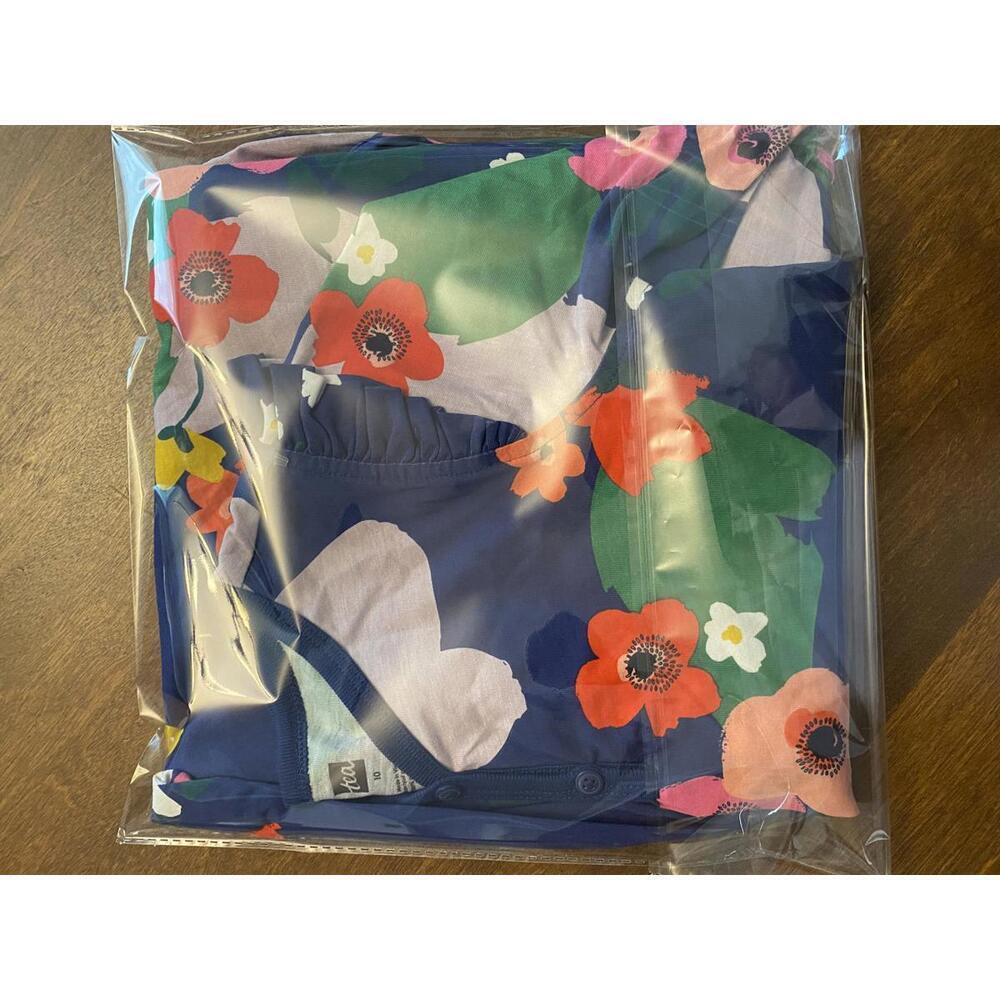 Tea Collection Girls Navy NWOT Dress sz 10 - Picture 6 of 6